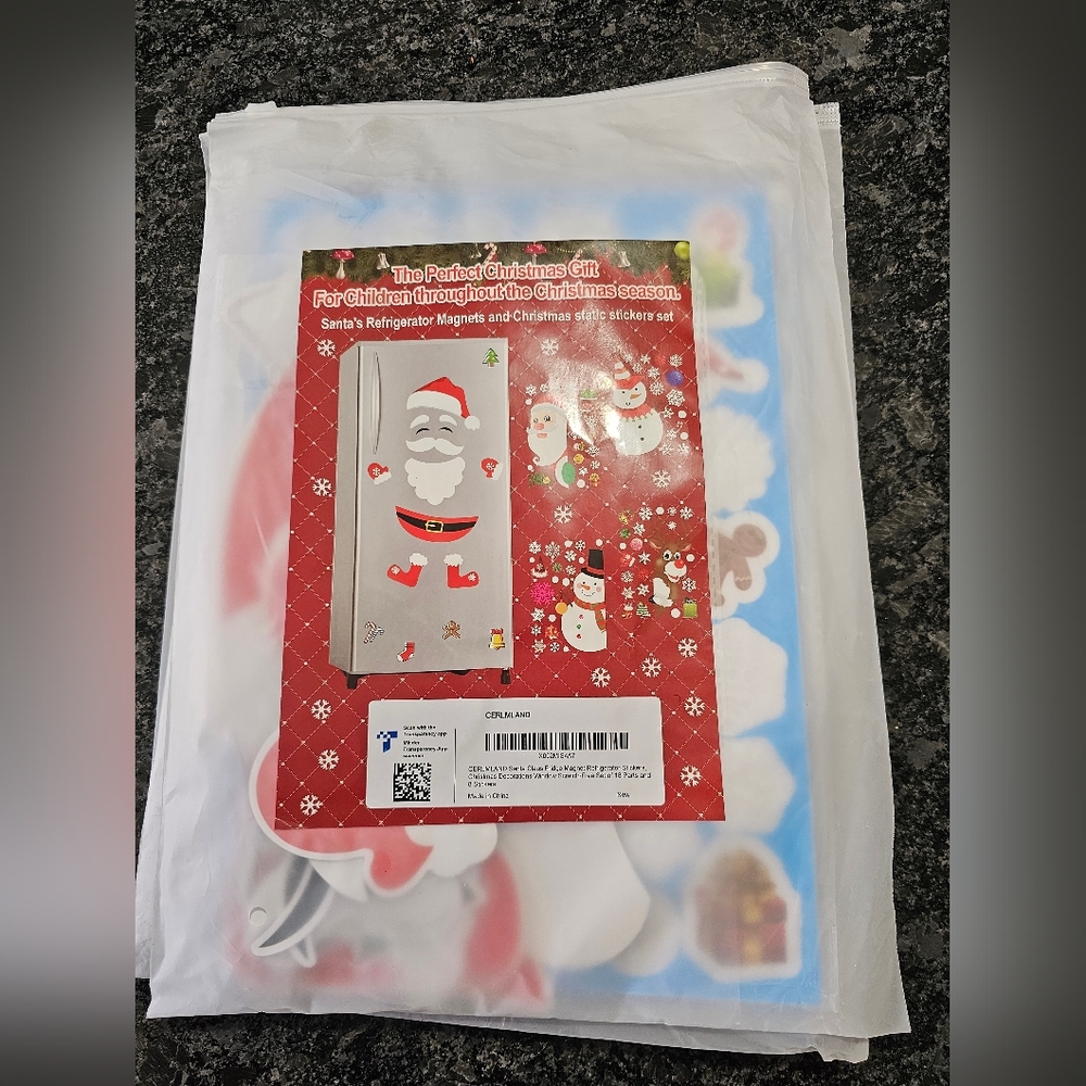 Holiday Fridge Magnets and Static Stickers For Kids